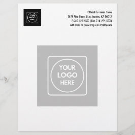 Professional Minimalist Business Watermark  Briefbogen