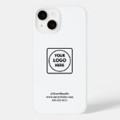 Professional Minimalist Logo Branding iphone case (Rückseite)