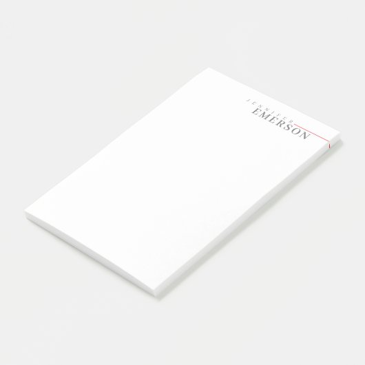 Professional minimalist modern plain post-it klebezettel (angewinkelt)