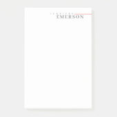 Professional minimalist modern plain post-it klebezettel (Vorderseite)