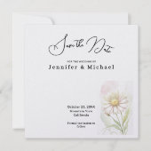 Professional Minimalist Modern Plain Simple Save The Date (Vorderseite)