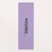 Professional minimalist modern plain your name yogamatte (Rückseite)