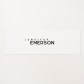 Professional minimalist modern plain your name yogamatte (Vorderseite (Horizontal))