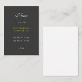 Professional Modern and Elegant 3 Visitenkarte (Vorne/Hinten)