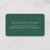 Professional Modern Blackboard Out Towing Visitenkarte (Rückseite)