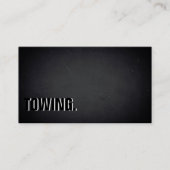 Professional Modern Blackboard Out Towing Visitenkarte (Vorderseite)