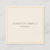 Professional Modern Elegant Custom Template Quadratische Visitenkarte (Vorderseite)