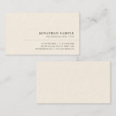 Professional Modern Elegant Minimalist Template Visitenkarte (Vorne/Hinten)