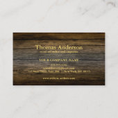 Professional Modern Home Repair Handyman Visitenkarte (Rückseite)