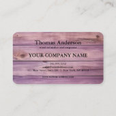 Professional Modern Home Repair Handyman Visitenkarte (Rückseite)