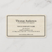 Professional Modern Home Repair Handyman Visitenkarte (Rückseite)