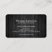 Professional Modern Home Repair Handyman Visitenkarte (Rückseite)