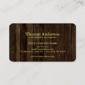 Professional Modern Home Repair Handyman Visitenkarte (Rückseite)