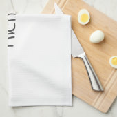 Professional Modern Minimalist Plain Own Name Geschirrtuch (Viertel Falte)