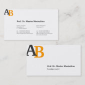 professional modern visitenkarte (Vorne/Hinten)