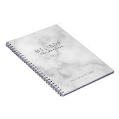 Professional Modern White Marble Notizblock (Rechte Seite)