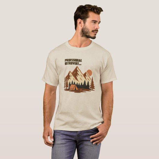 Professional Mountain Introvert T-Shirt (Vorne ganz)