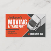 Professional Moving Services - Relocation Visitenkarte (Vorderseite)