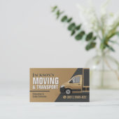 Professional Moving Services - Relocation Visitenkarte (Stehend Vorderseite)