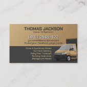 Professional Moving Services - Relocation Visitenkarte (Rückseite)