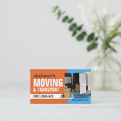 Professional Moving Services - Relocation Visitenkarte (Stehend Vorderseite)