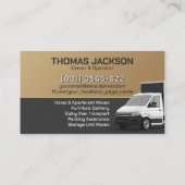 Professional Moving Services - Relocation Visitenkarte (Rückseite)