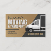 Professional Moving Services - Relocation Visitenkarte (Vorderseite)