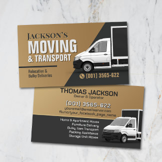Professional Moving Services - Relocation Visitenkarte