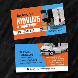 Professional Moving Services - Relocation Visitenkarte
