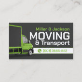 Professional Moving Services - Relocation Visitenkarte (Vorderseite)