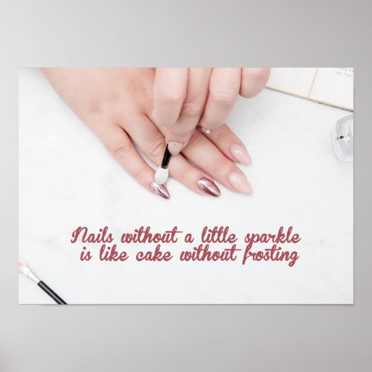 Professional Nail Care Wall Art Poster (Vorne)