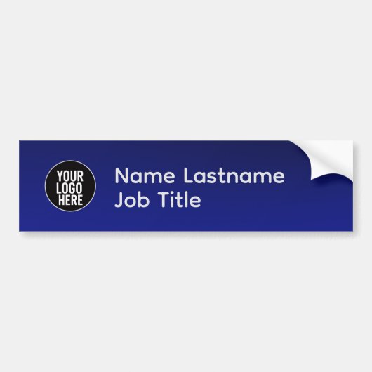 Professional Name Logo Bumper Sticker Autoaufkleber (Vorne)