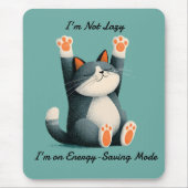 Professional Nap Taker Funny Sleeping Cat Mousepad (Vorne)