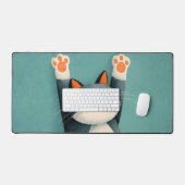 Professional Nap Taker Funny Sleeping Cat Schreibtischunterlage (Tastatur & Maus)