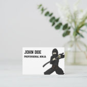 Professional Ninja Visitenkarte (Stehend Vorderseite)