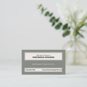 Professional Organizer Visitenkarte (Stehend Vorderseite)