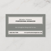 Professional Organizer Visitenkarte (Vorderseite)