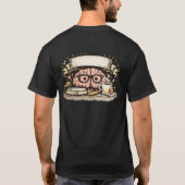 Professional Overthinker 24/7 Funny Brain Coffee S T-Shirt (Rückseite)