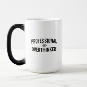 Professional Overthinker - Funny Design Verwandlungstasse (Links)