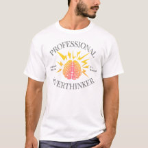 Professional Overthinker – Lustiges Statement T-Sh
