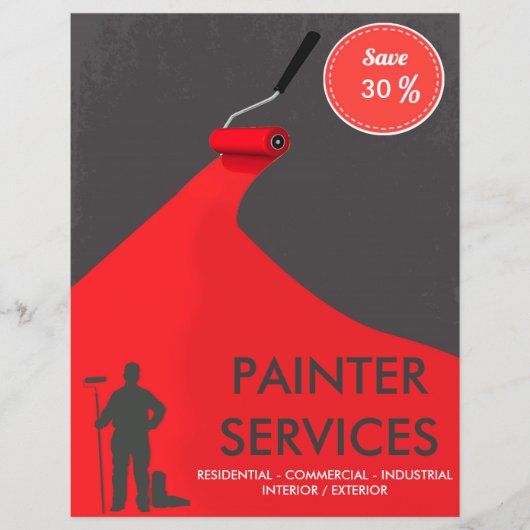 Professional Painter Discount Flyer (Vorne)