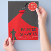 Professional Painter Discount Flyer (Hand)
