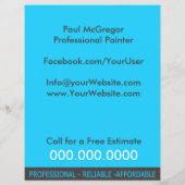 Professional Painter Flyer (Hinten)