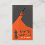 Professional Painter Geschäft Card Visitenkarte (Rückseite)