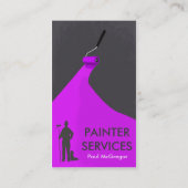 Professional Painter Geschäft Card Visitenkarte (Rückseite)