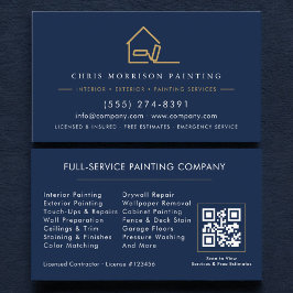 Professional Painter Painting Company QR Code Visitenkarte