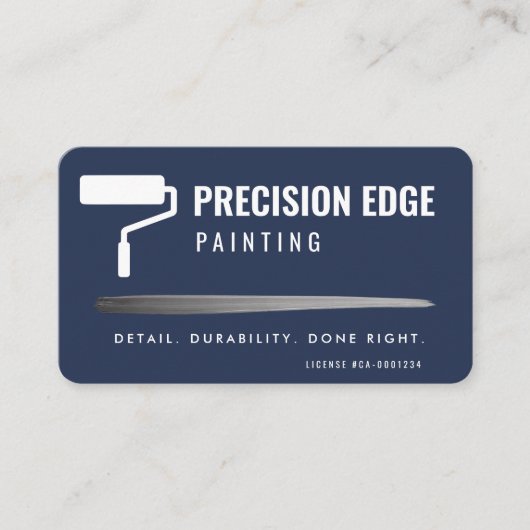 Professional Painter QR Code Visitenkarte (Vorderseite)