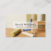 Professional Painting Equipment Painter Decorator Visitenkarte (Vorderseite)
