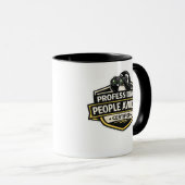Professional-People-Meider-Pinguin-Design Tasse (VorderseiteRechts)