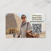 Professional Personal Tour Guide Pyramid Visitenkarte (Rückseite)